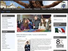 Tablet Screenshot of diocesicerreto.it
